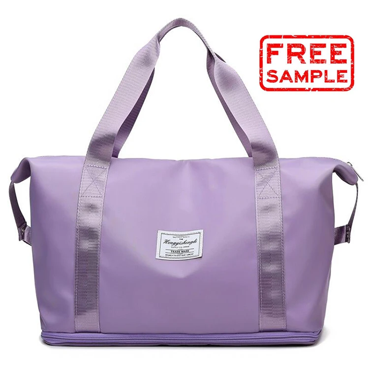 Travel Accessoires 2022 Waterproof Fashion Sport Yoga Weekender Travel Large Capacity Folding Tote Duffel Bag For Girls