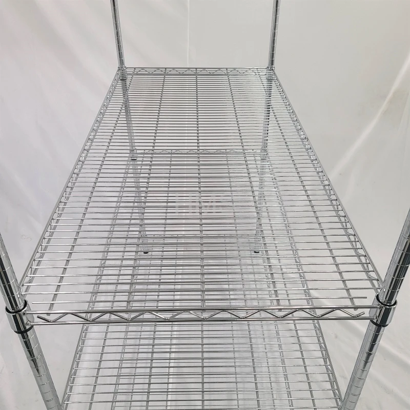 kitchen storage rack chrome wire shelves organizer wire shelving