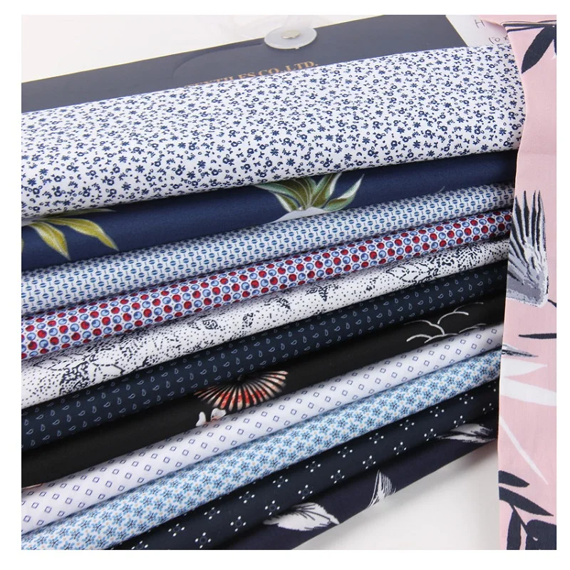 Factory ready stock supply Super soft geometric pattern large  foreign trade active printing fabric  for cloth