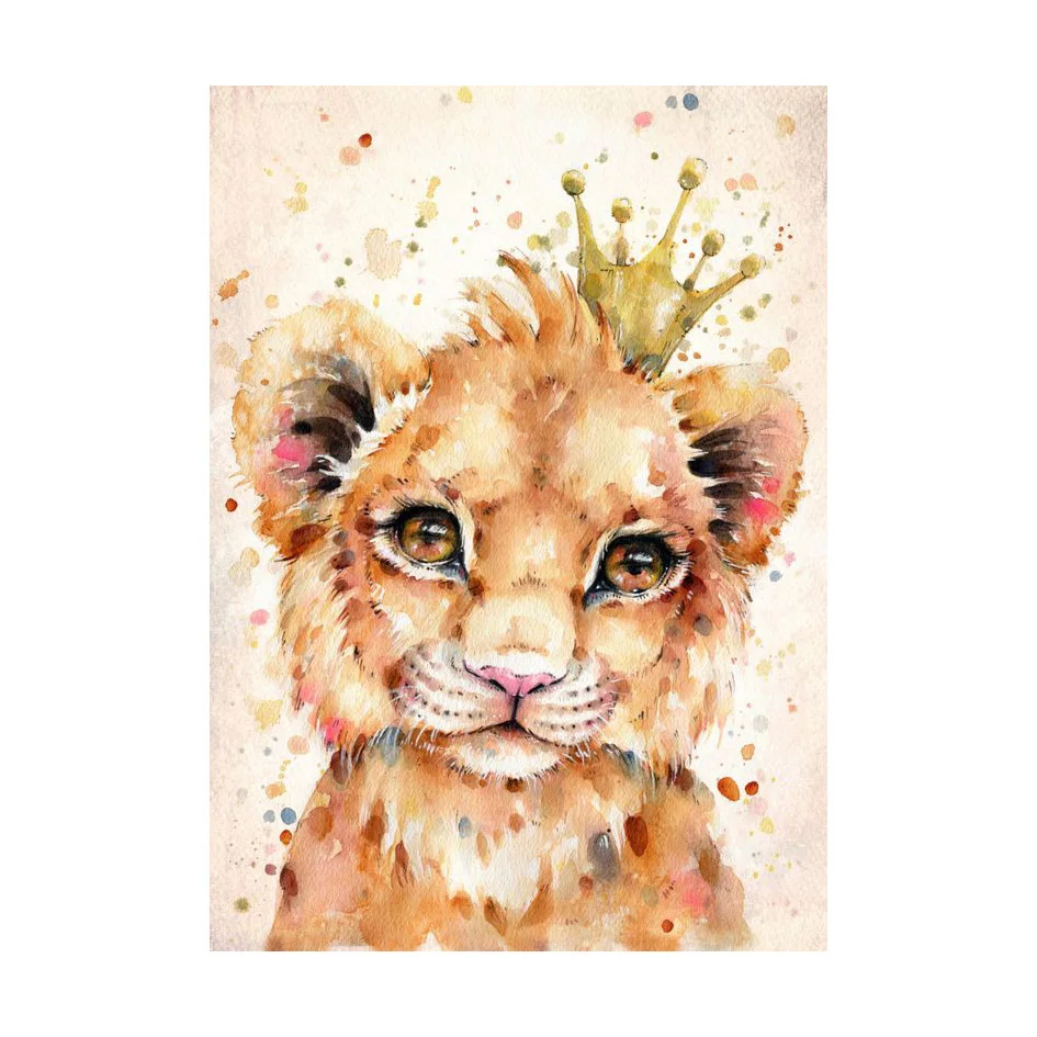 Cartoon Animal Panda Dog Diamond Painting Kits for Kids Children Bedroom Decor 5D Embroidery Cross Stitch Wall Hanging Picture