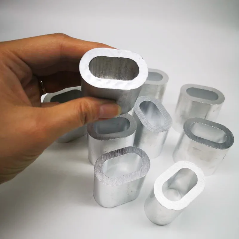 ferrules for cable 6mm/8mm/10mm/12mm/14mm/16mm/18mm/20mm Single Aluminum sleeves for Rigging Trace Leader Crimps,