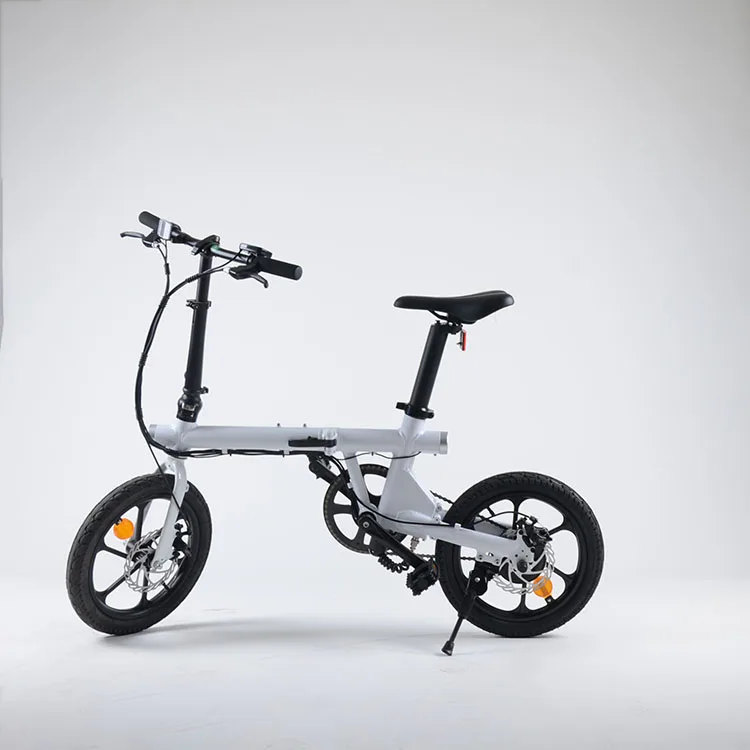 Hottech e bike 16 inch mini folding Electric+Bicycle 250w 36v foldable electric bike ebike spoke wheel