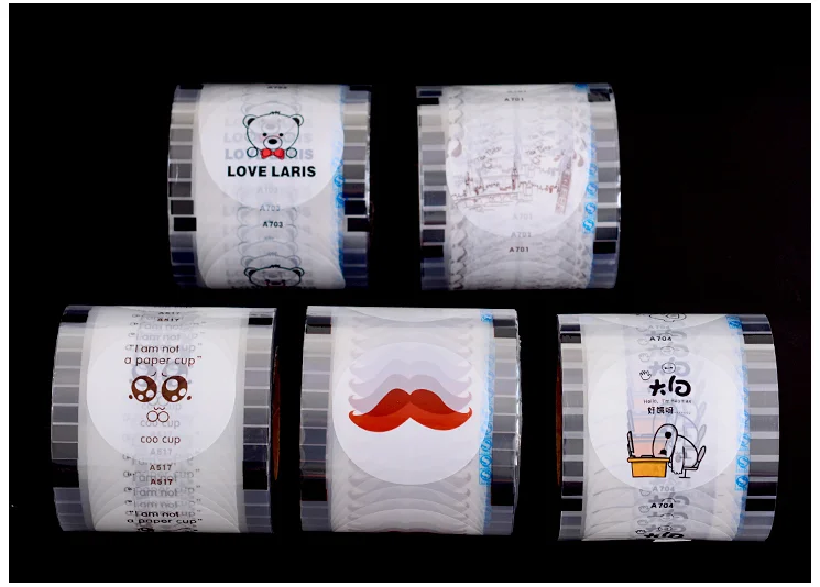 bubble tea sealing filmcup sealing film roll heat sealing film for sale