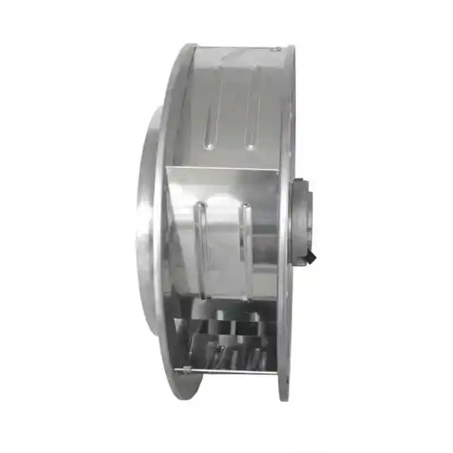 Custom Aluminum Impeller Backward Curved Centrifugal Fan Wheel  passes over balance test