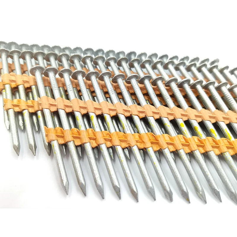 3 Inch Framing Nails, 21 Degree EG Smooth Shank Plastic Collated Nails for Framing Nailer, 3 x .131