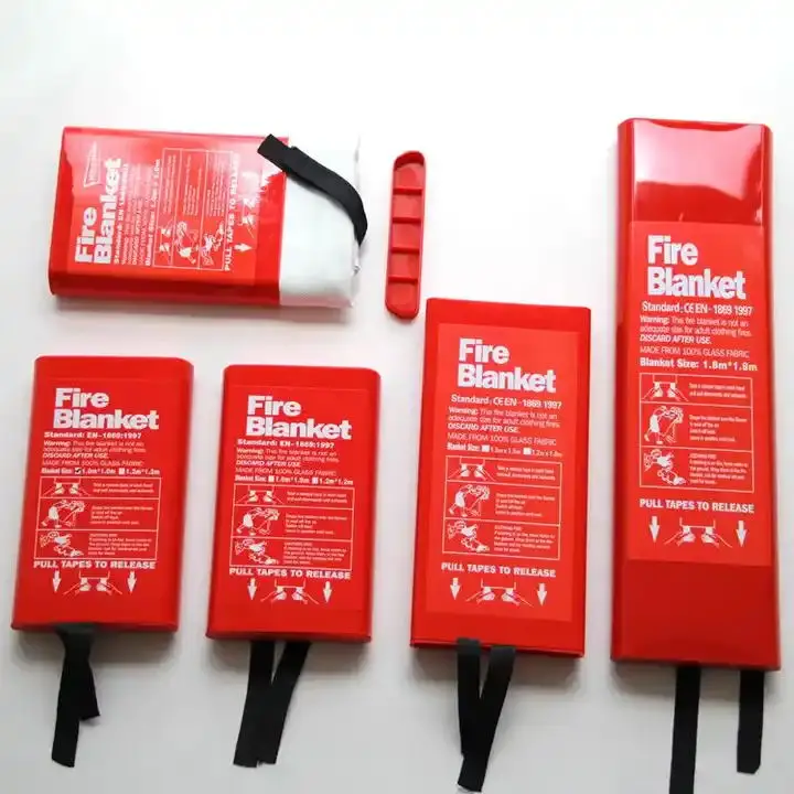 Reusable fire blanket 2m*2m welding fiberglass cloth for body protection fire proof