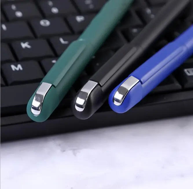matte black metal ball pen, rubber finished pen