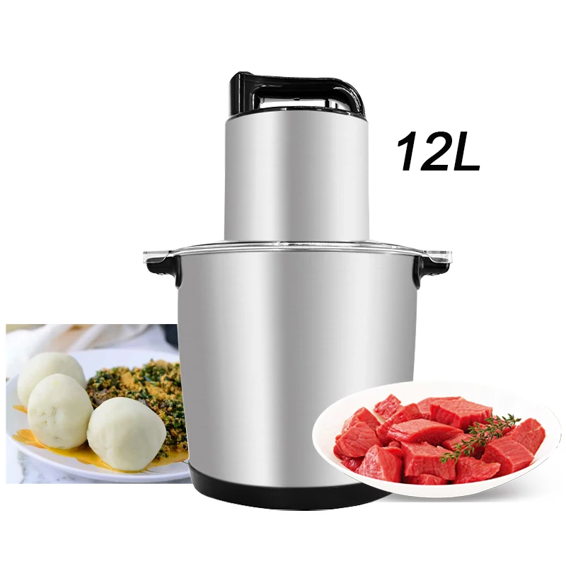 Ugali Fufu Cooker 12L Stainless Steel body 220V Power UK EU Plug 1800W High Power Blender with Factory Price