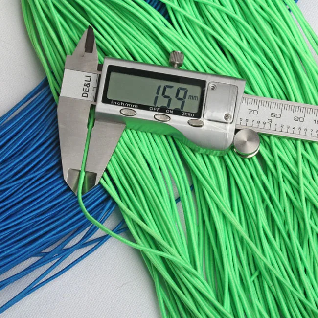  Factory Price Wholesale 2mm Colorful High-Quality Round Elastic Band Rope