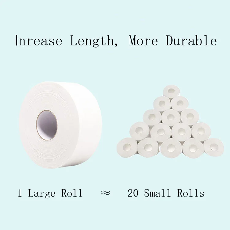 
Hot Sale High Quality Jumbo Toilet Tissue Paper 3 Ply Eco-friendly Thermal Paper Rolls for Star Level Hotel 