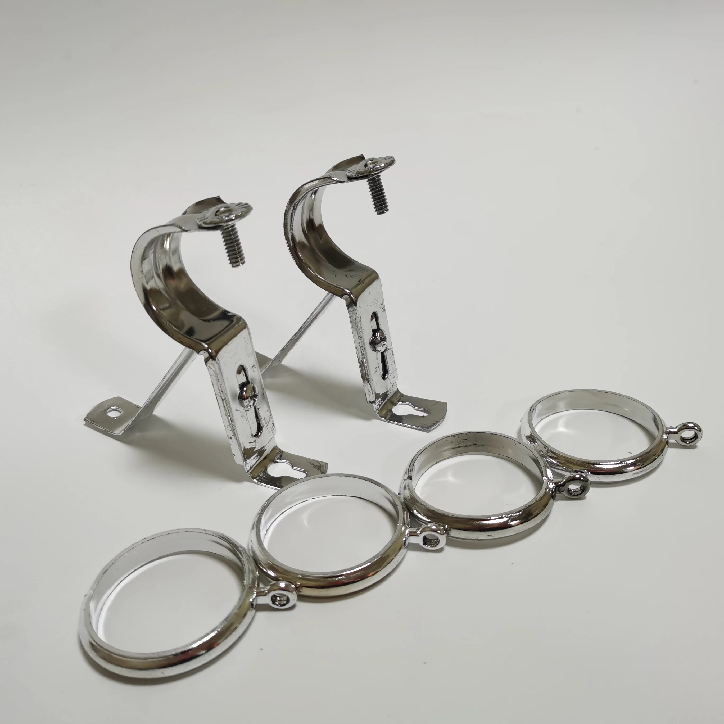 
YURGUO curtain rod bracket shower curtain holder curtain rod aluminum BK-1 