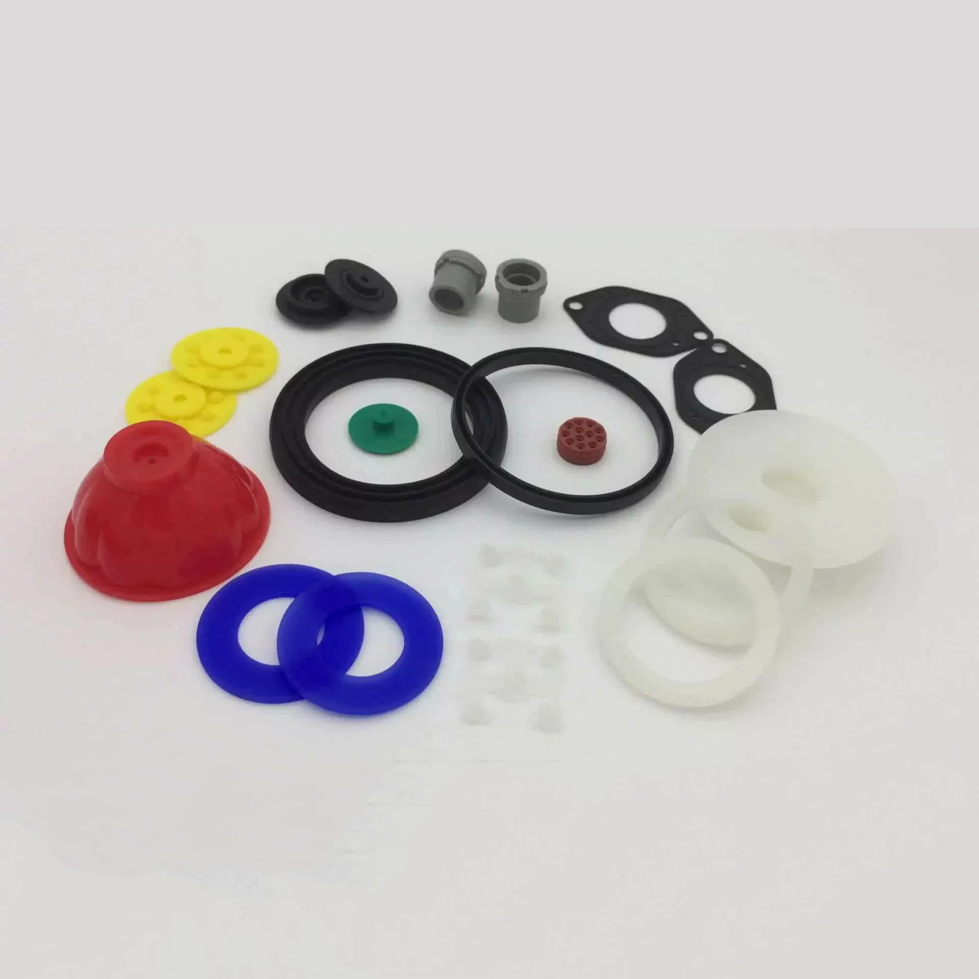 Custom  Round Flat Silicone EPDM Neoprene Rubber Sealing Gasket Washer