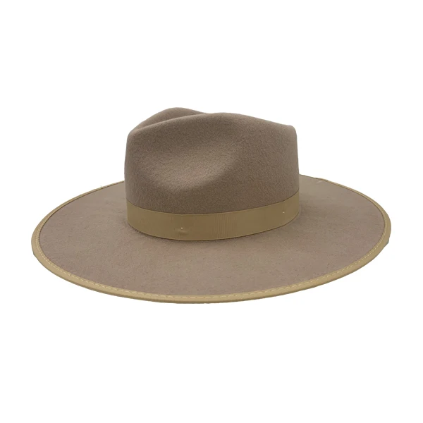 New best selling wholesale wool fedora top hats women customized felt hat factory
