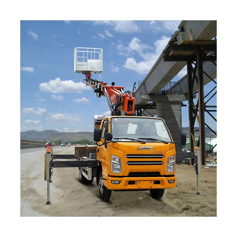 BEIJUN 36m 46m JMC/ISUZU Euro IV Standard High Quality Low Carbon Truck Mounted Telescoping Lift Elevating Aerial Work platform