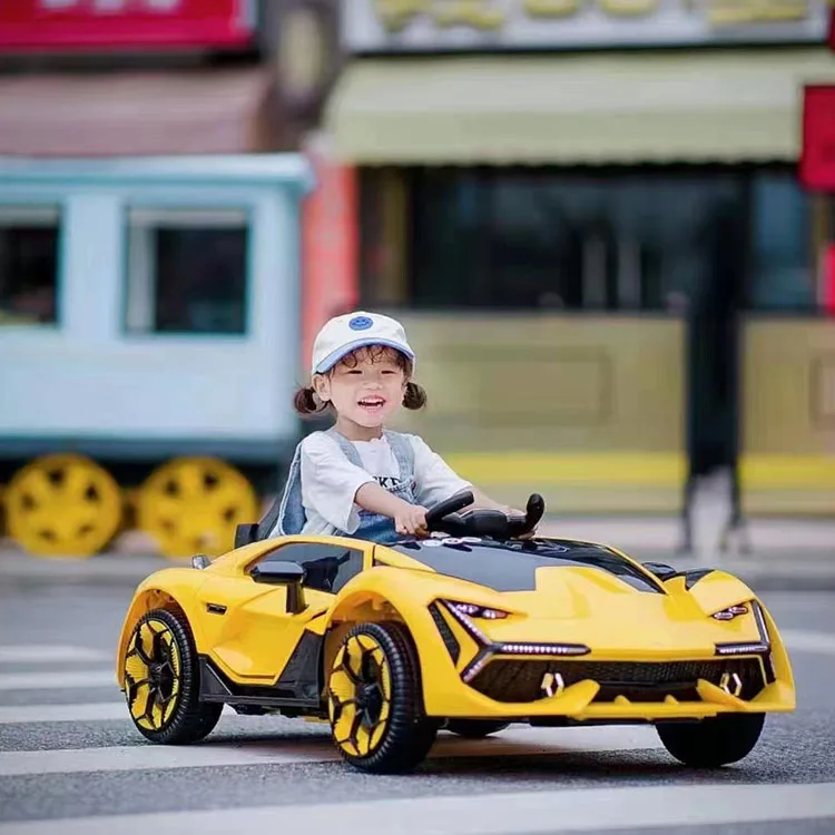 Alibaba wholesale remote control kids ride on car/ drivable children battery car/ toy car with mp3