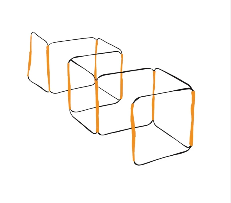 Muti-functional Soccer Training Speed Ladder Agility Ladder 4/8/10/12/16/24 sections  Football Training Equipment