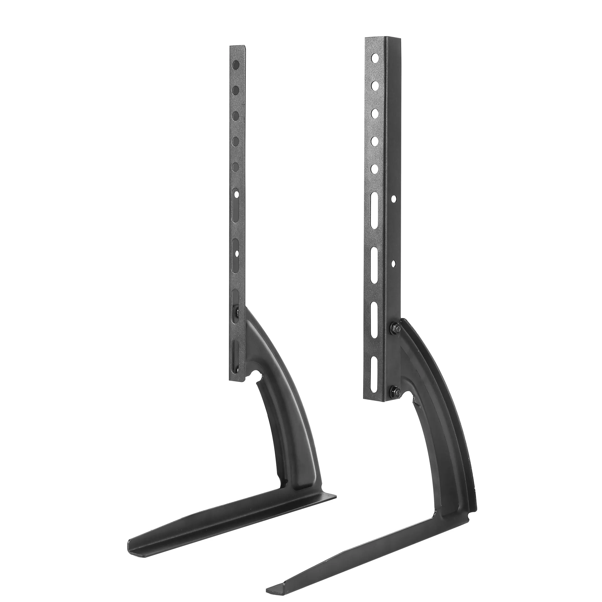 Manufacturer customized Steel Metal Dispaly Universal Cold Rolled Steel VESA 300*300 desktop computer bamboo monitor stand