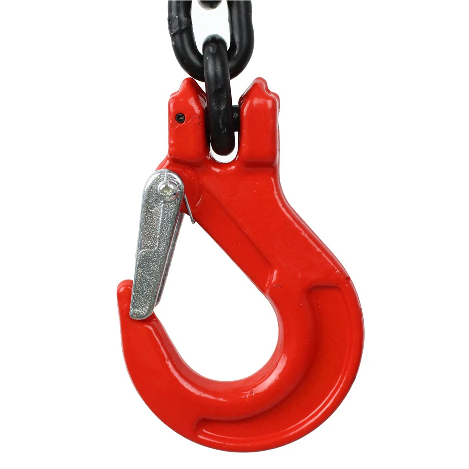 G 80 Chains Cranes And Slings Adjustable Lifting Chain Sling With Master Link Double Leg For Legs 12 M Long 40 Ton