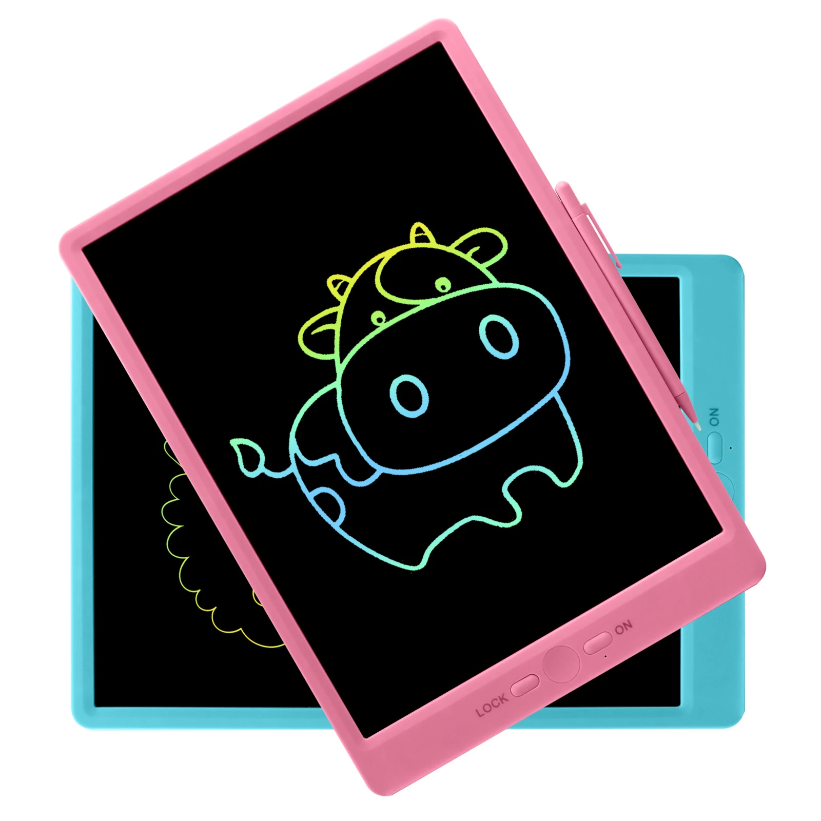 Kids 15 inch LCD writing tablet for kiss Magnetic Drawing Board with Lock Key Electronic Notepad Office Gifts