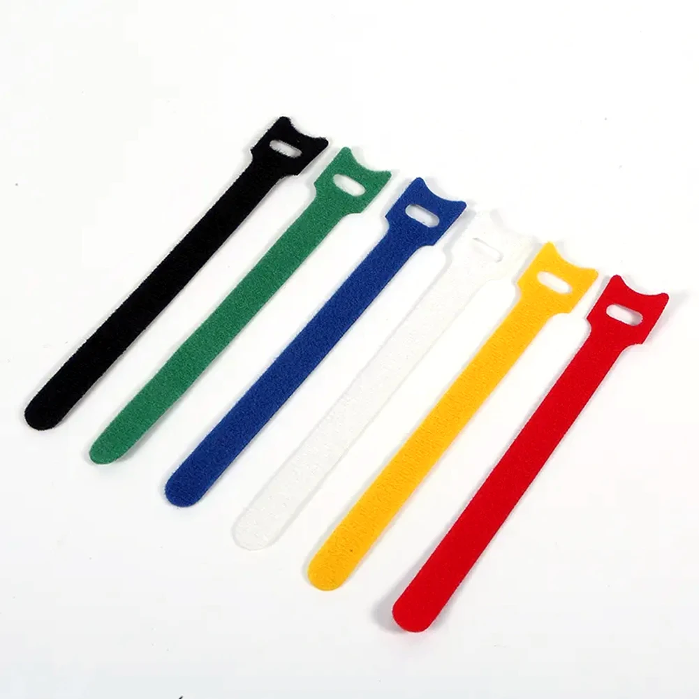 Reusable Fastening Cable Ties with Hook and Loop Self adhesive Cable Strap