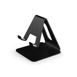 Portable Anti Slip Silicone Pads Cell Phone Stand Shiny Colors Aluminum Universal Tablet Mobile Phone Holders