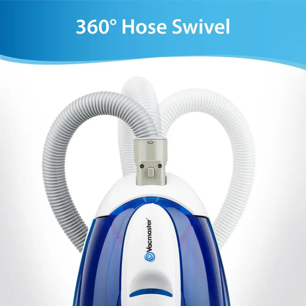 Vacmaster bagless canister vacuum cleaner multi-filtration cyclonic system feature packed, CC0101