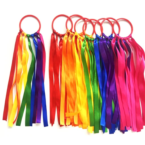 Rhythm Ribbon Streamers for Kids Children Adults  Wind Wand  silk  dancing ribbon