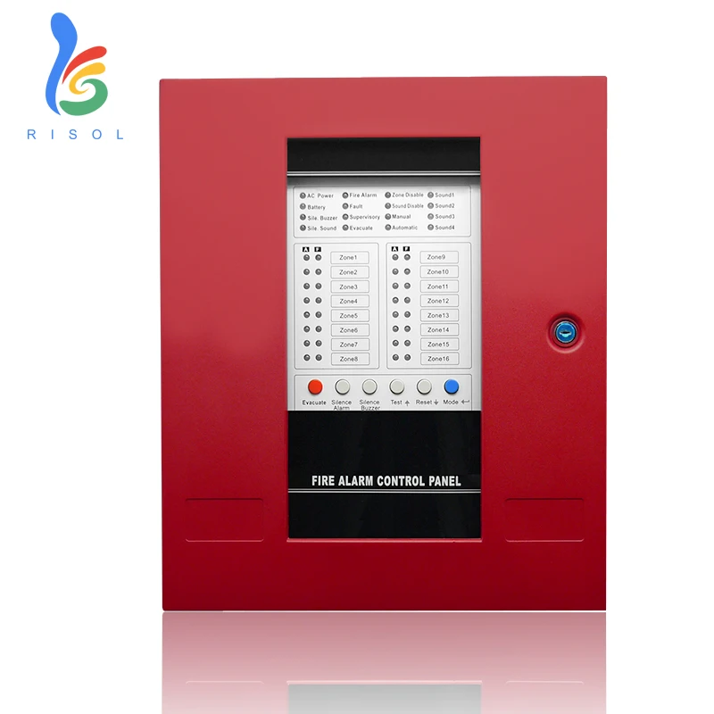 16 Zone  Conventional Fire Alarm Repeater Panel and Indication Control Panel