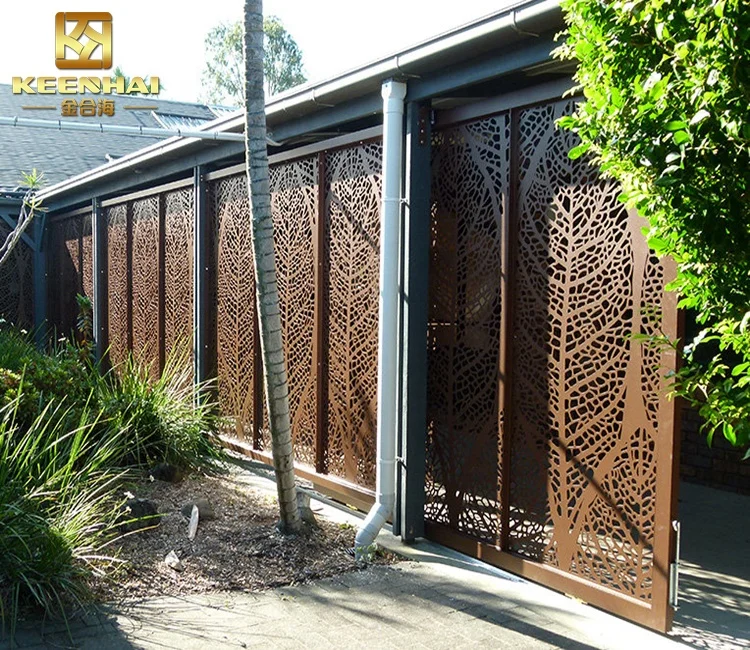 
Architectural Laser cutting Sheet Metal Aluminum Screen Panel for Garden Fence Facade 