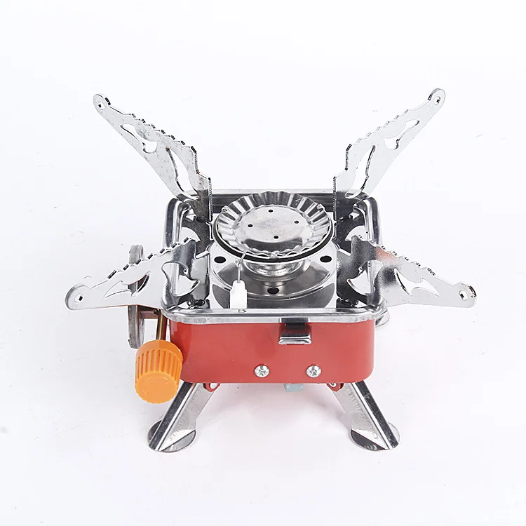 Portable Mini Camping Outdoor Alcohol Stove Survival Furnace Stove Pocket Picnic Cooking Gas Burner Made of Iron Metal