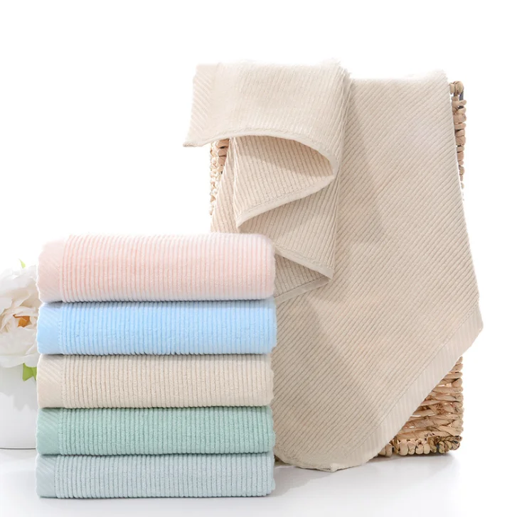 
bamboo Soft face Towels For adults Super absorption for Bathroom 5 colors Quick Dry Travel Gym Towels 