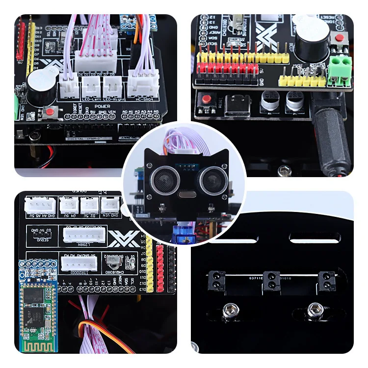 Factory Supply Wholesale DIY U N O Bot Bluetooth Remote Controller Smart Car Programming Kit Compatible With Arduino