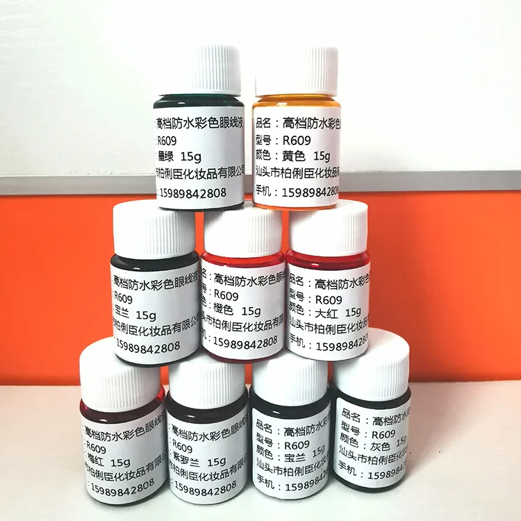 Magnetic Eyeliner Eye OEM Makeup Long Logo Liquid Waterproof Eyebrow Packing Wear Cosmetics Pencil semi product raw material oil