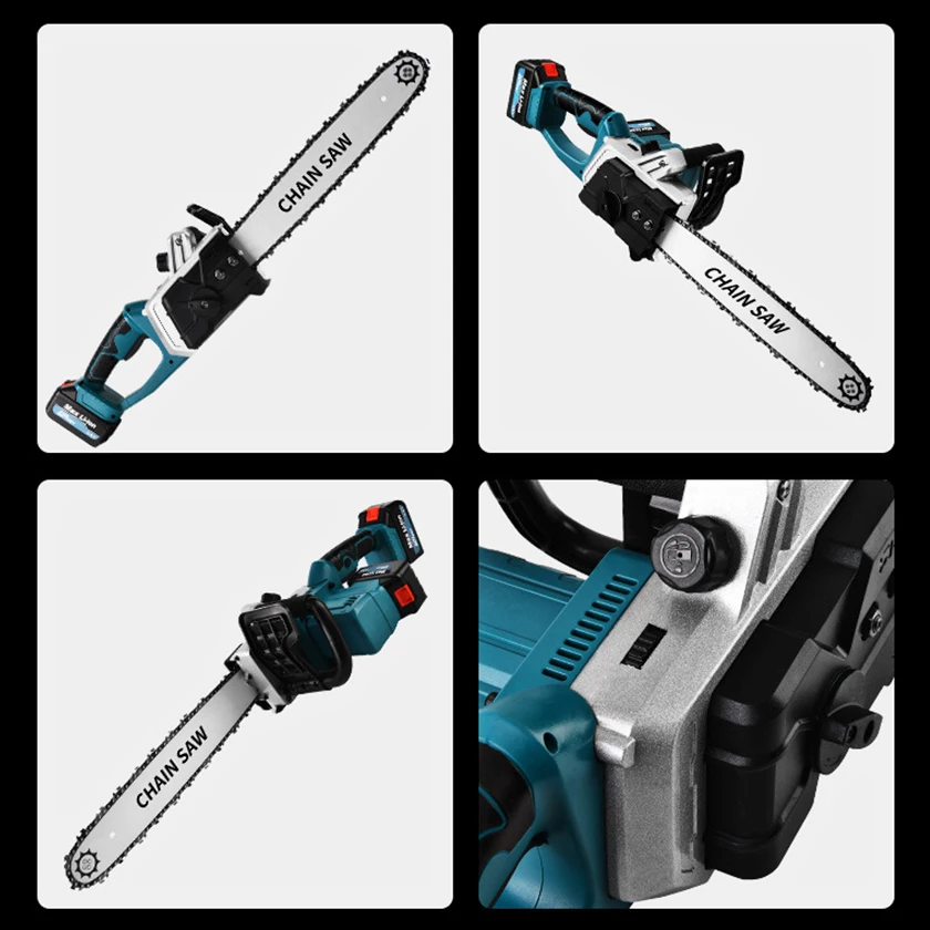 Durable 12 Inch Handheld Brushless Rechargeable Lithium Battery Handheld Chainsaw