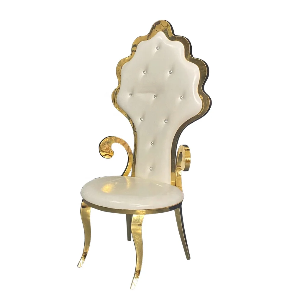 Contemporary Wedding Furniture Wedding Chairs Modern Design Soft Back High End And Faux Leather Throne Chairs For Sale