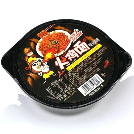 Острые мгновенные лапши с ароматом курицы, острые лапши