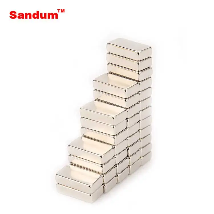 Square Nickel Plated NDFEB Sintered Magnet for Sensor