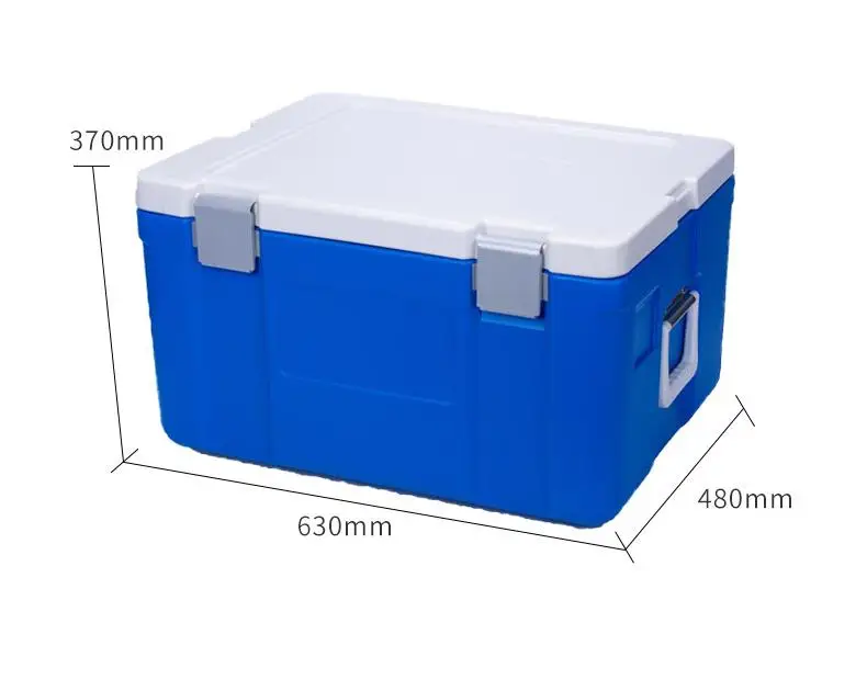 Wholesale camping outdoor portable car large capacity fish cooler box 60l large coolers for food storage