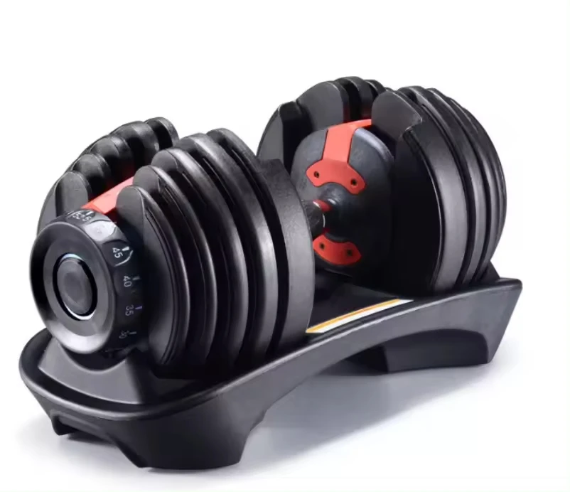 Gym Fitness Equipment 40 kg Adjustable Dumbbell Sets Strength Training Free Weight Adjustable Dumbbells 40kg