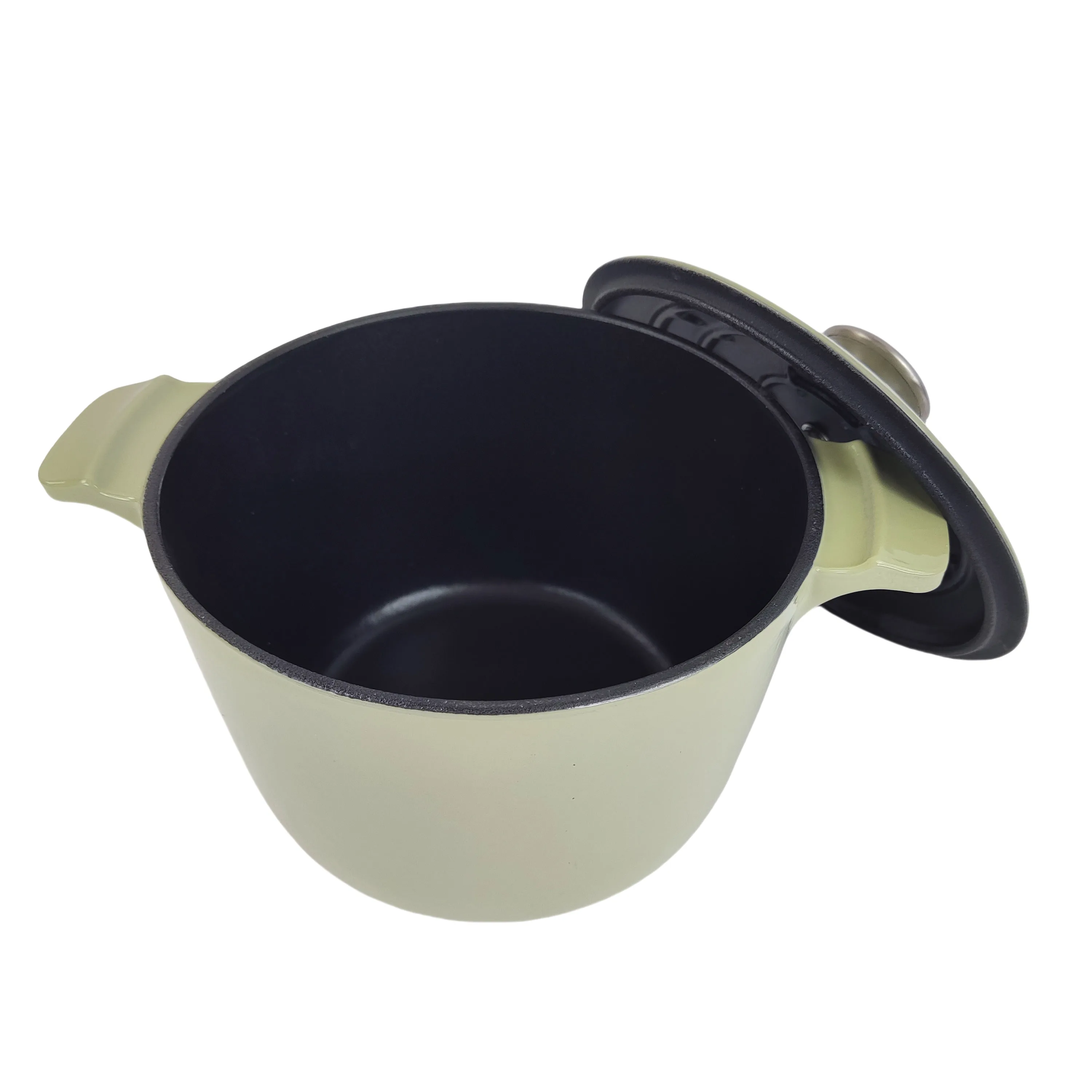 Pre-seasoned Non-stick Kitchenware Cooker Dutch Oven Cocotte Casserole Enamel Cast Iron Stew Pot For Cooking And Braising