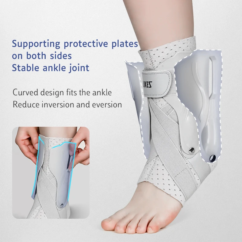 Aolikes C-7122 ankle foot orthosis Adjustable Elastic Ankle Support Brace Compression Bandage Ankle  Swelling Foot Protective