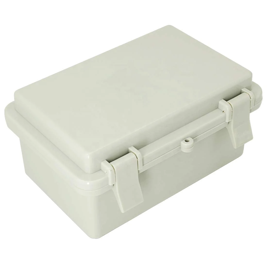 200*100*70CE Hinged Transparent Cover Stainless Steel Clip IP65 Waterproof Plastic Enclosure Junction Box for Electrical Project
