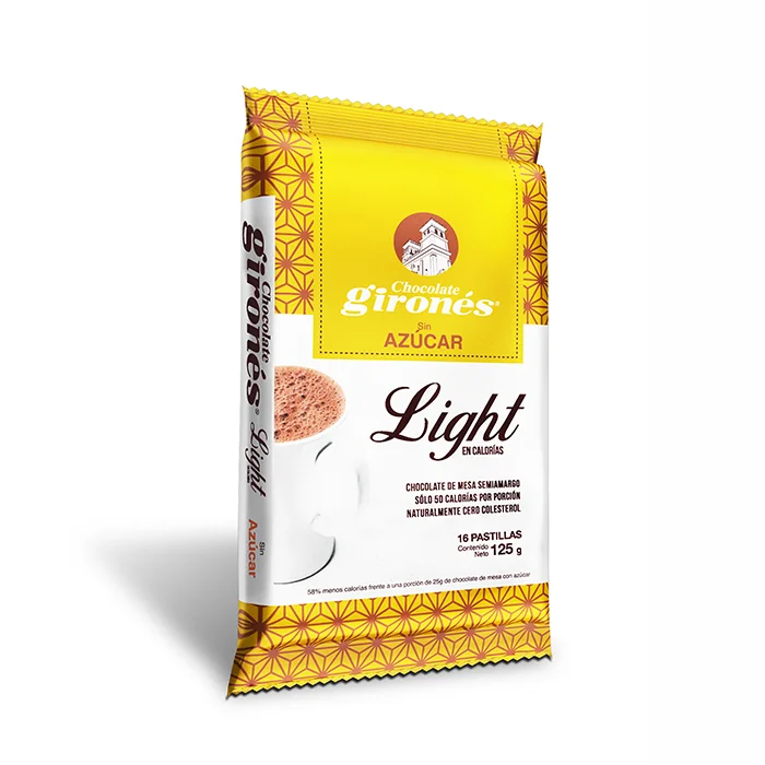 GIRONES Wholesale Premium Silky Rich Delicious Traditional Colombian Cocoa Light Hot Chocolate Sugar-Free 125 Grams