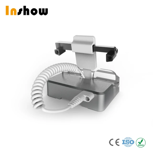 INSHOW A114 Security Alarm Stand Anti-theft Display Stand Vertical Design Acrylic Mobile Phone Holders