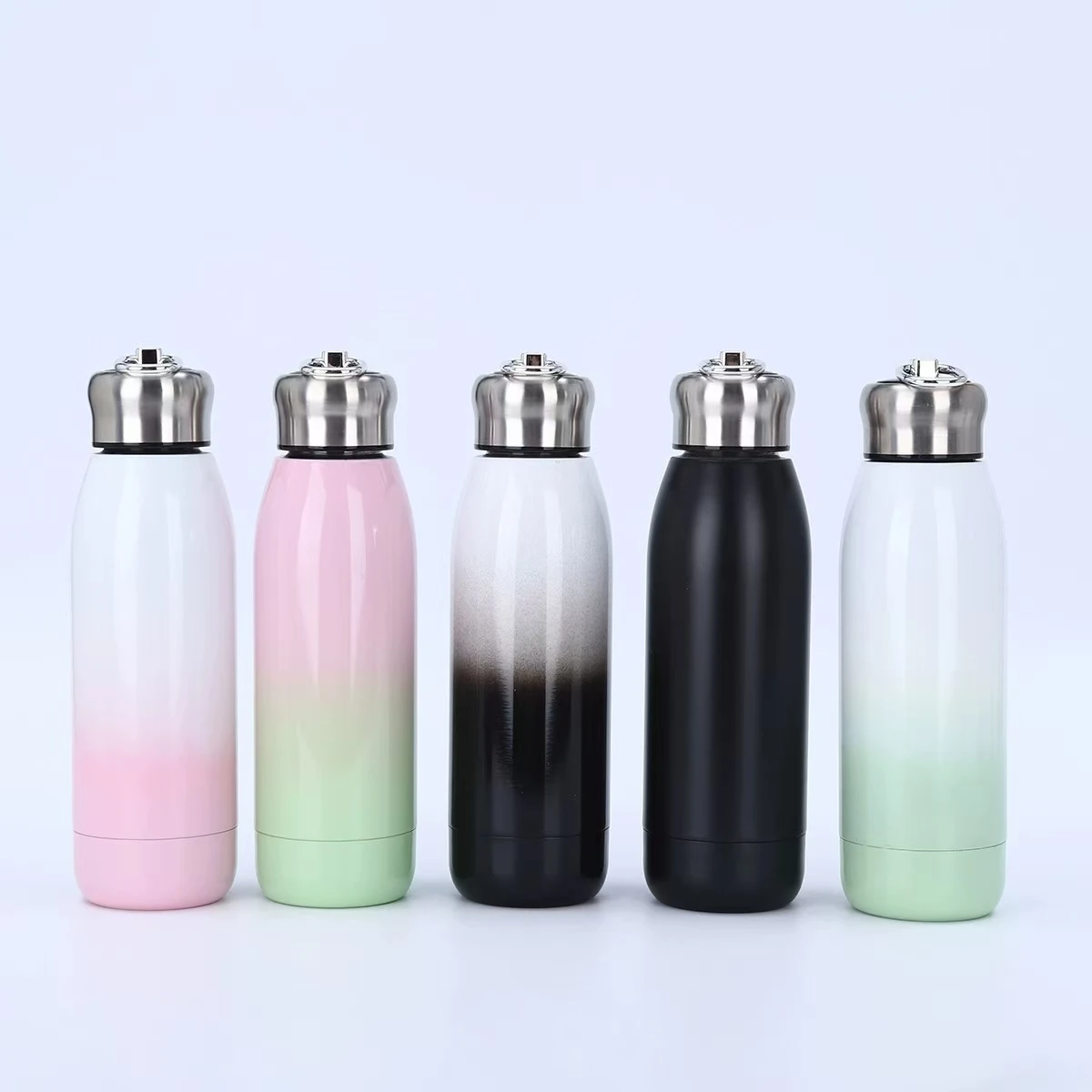 Wholesale Outdoor 450ml Portable Handle Cup Double Layer Vacuum Stainless Steel Insulated Cups Bowling Shaped Cups