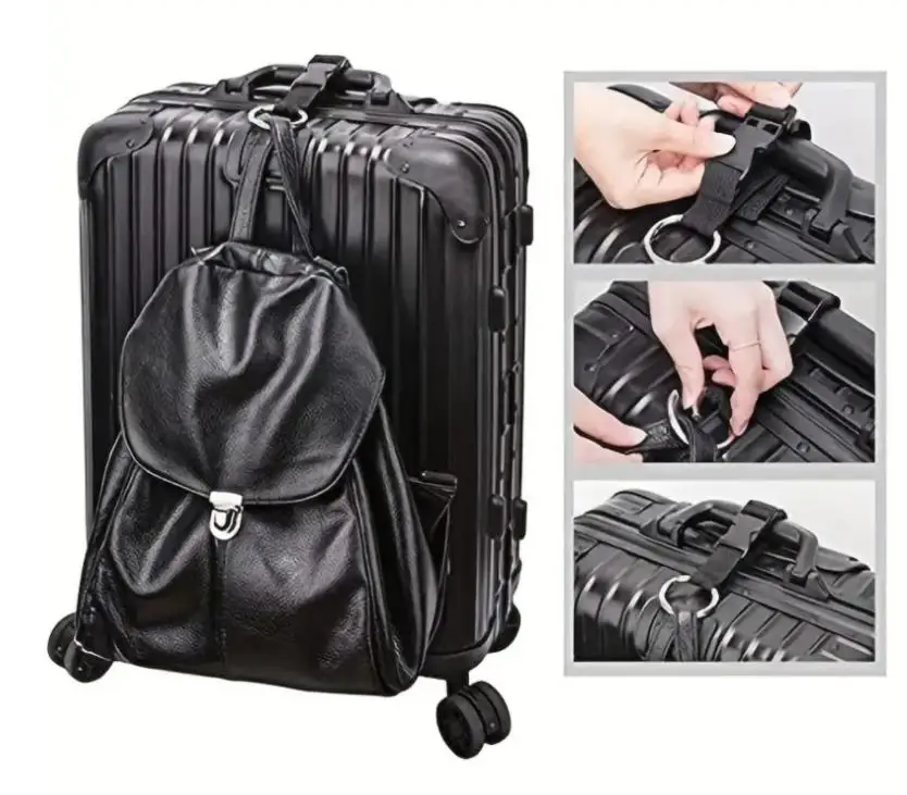 Travel Accessories Multifunctional luggage strap clip buckle backpack external-strap luggage adjustable storage strap belt