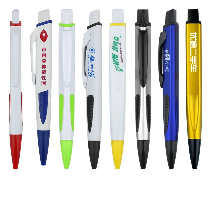 High Quality Rubber Grip Promotion Customized Logo pen -Triangle Ball Point Pen