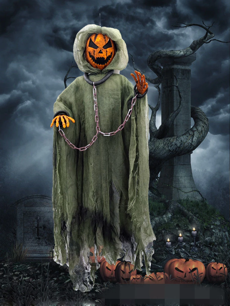 Horror Ghost Set Props for Men Women Cosplay Party Halloween Terrifying atmosphere scene Decoration Room Escape Game