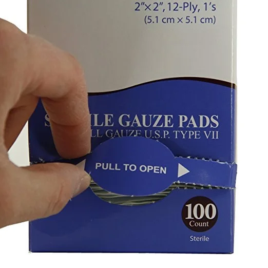 cotton sterile compress adhesive gauze pad swabs