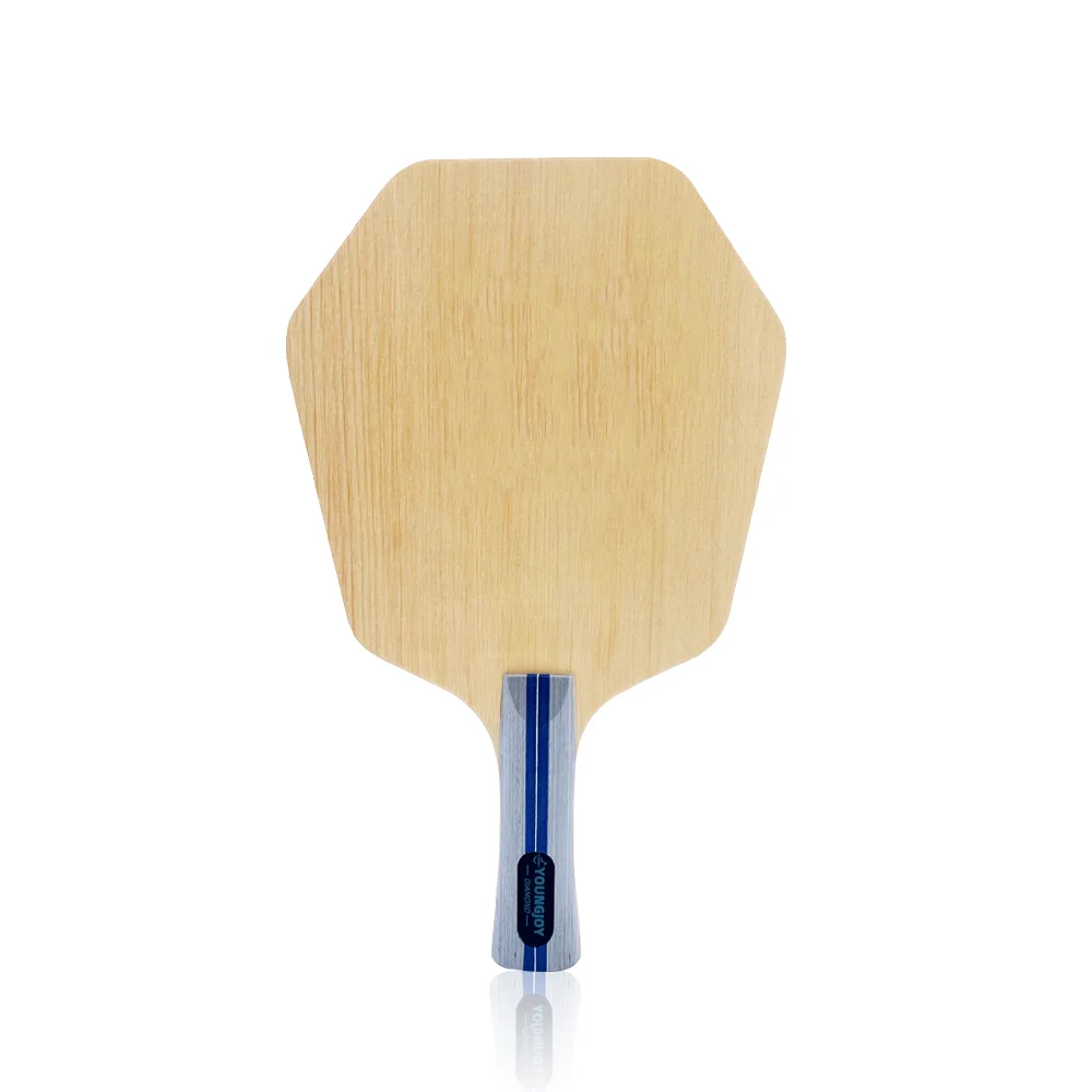 YoungJoy new style carbon ping pong paddle hexagon shape ping pong blades diamond table tennis blade
